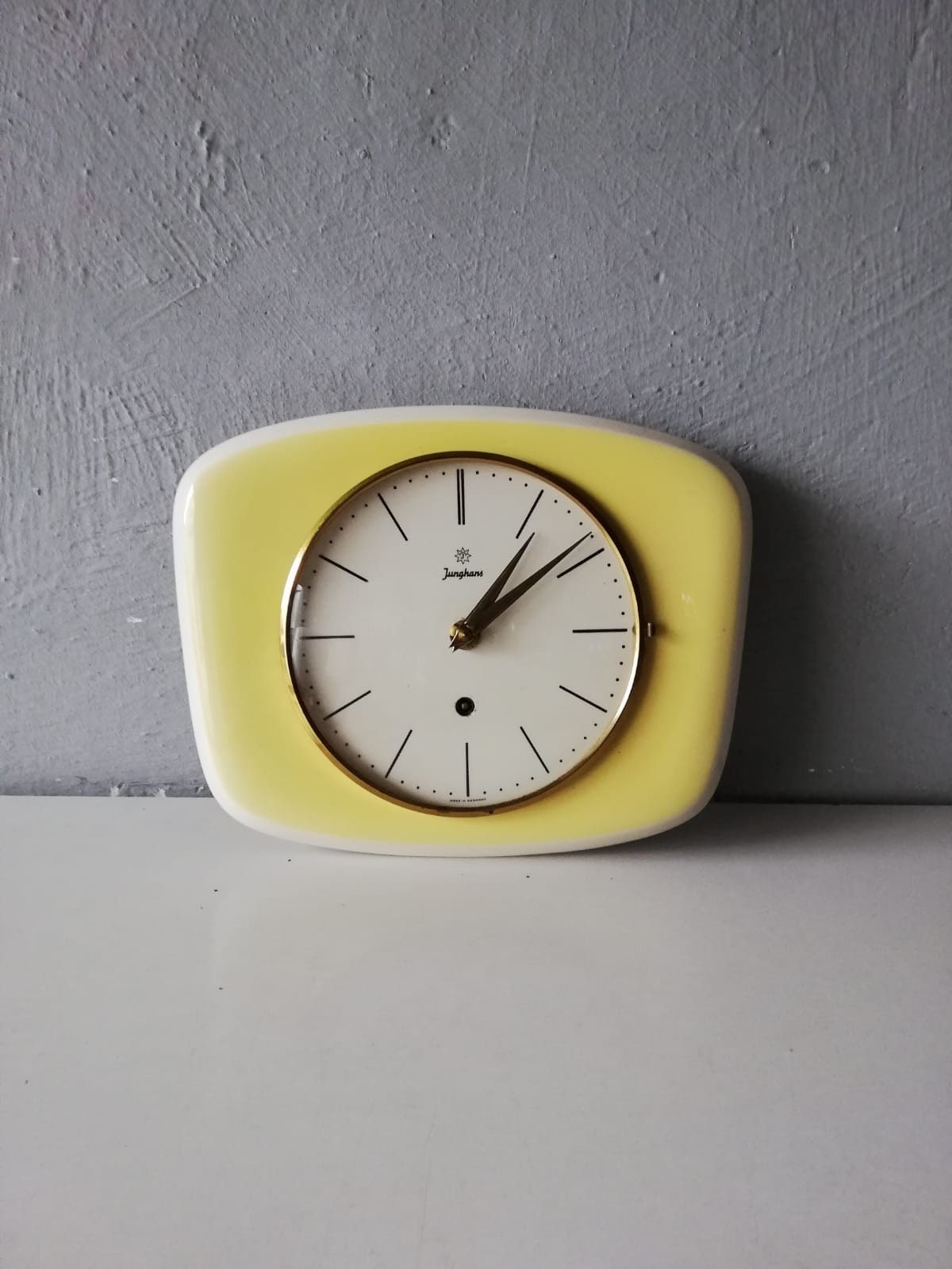 Doskonały żółty ceramiczny elektryczny zegar kuchenny