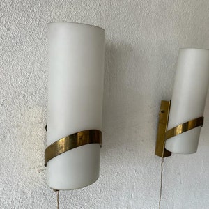 Mid-Century Pair of Sconces by Stilnovo, 1950s, Italy image 2