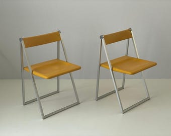 Pair of Folding Chairs by Team Form AG for Interlübke, 1970s, Germany