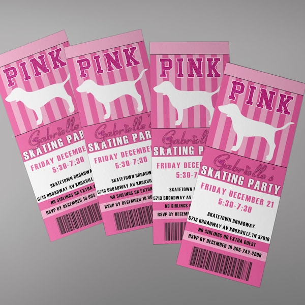 Victoria Secret Pink Party Supplies - Etsy
