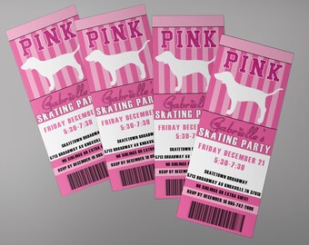 Victoria Secret Invitation Etsy