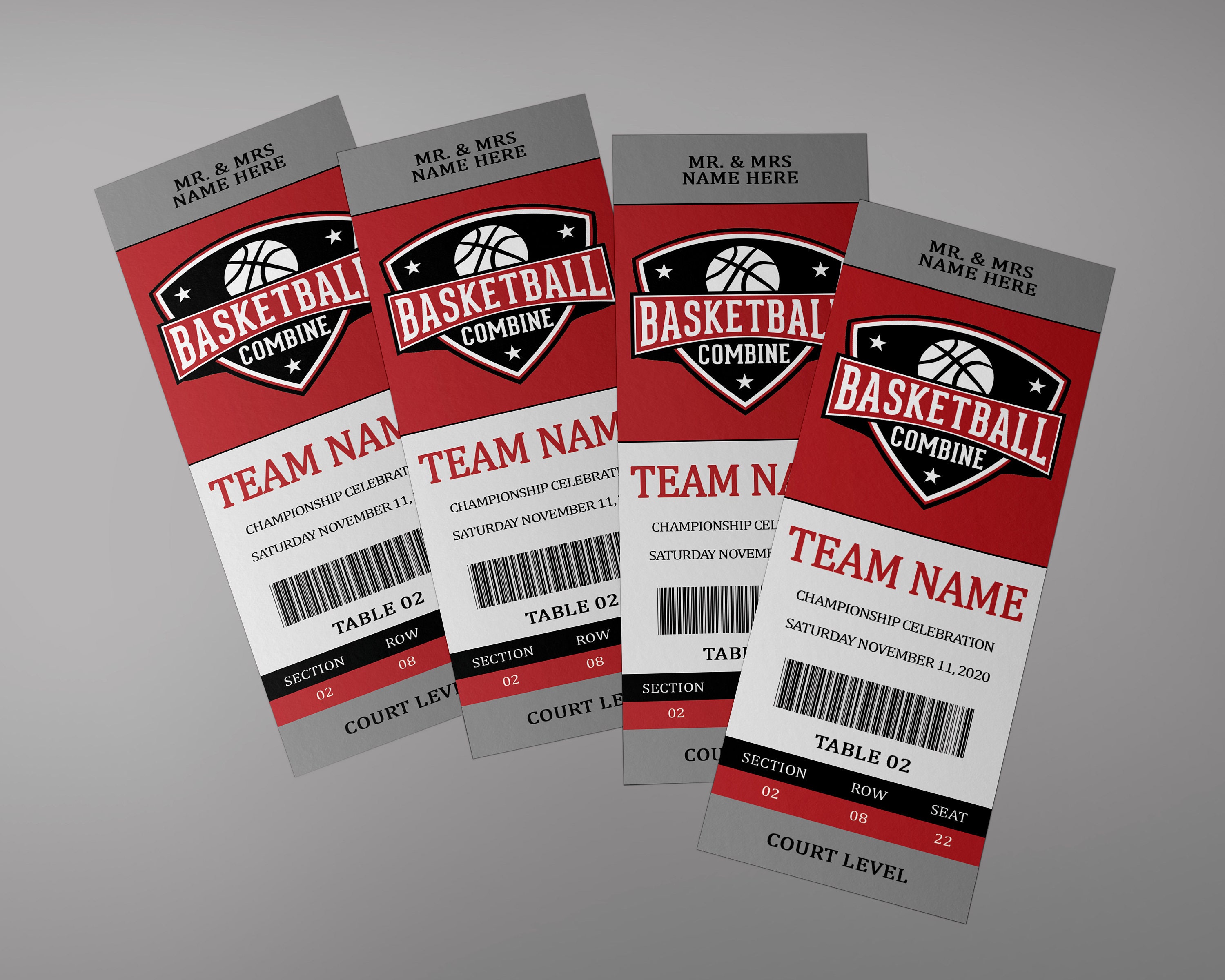 Sport Tickets Football Ticket Birthday Ticket Psd Ticket Etsy UK