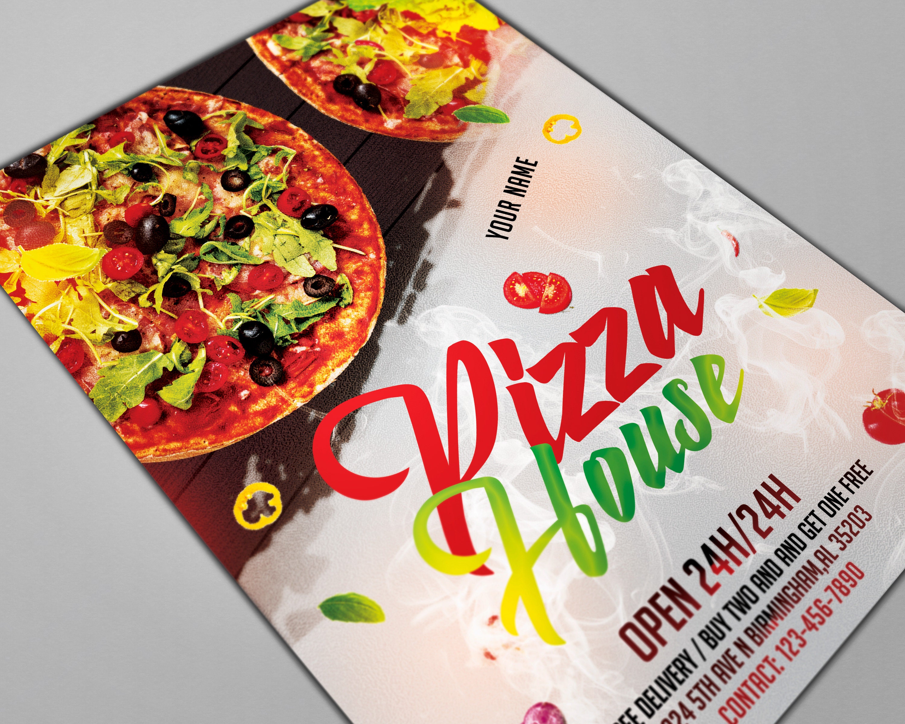 Pizza Flyer Design Psd Pizza Flyer Pizza Food Ads - vrogue.co