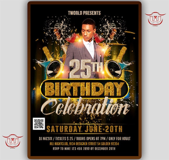 Celebration D Anniversaire Invitation D Anniversaire Etsy France