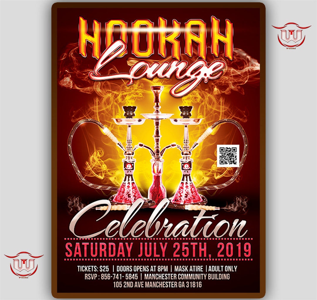 Hookah Party Invitation Partie Invitation Shisha Etsy