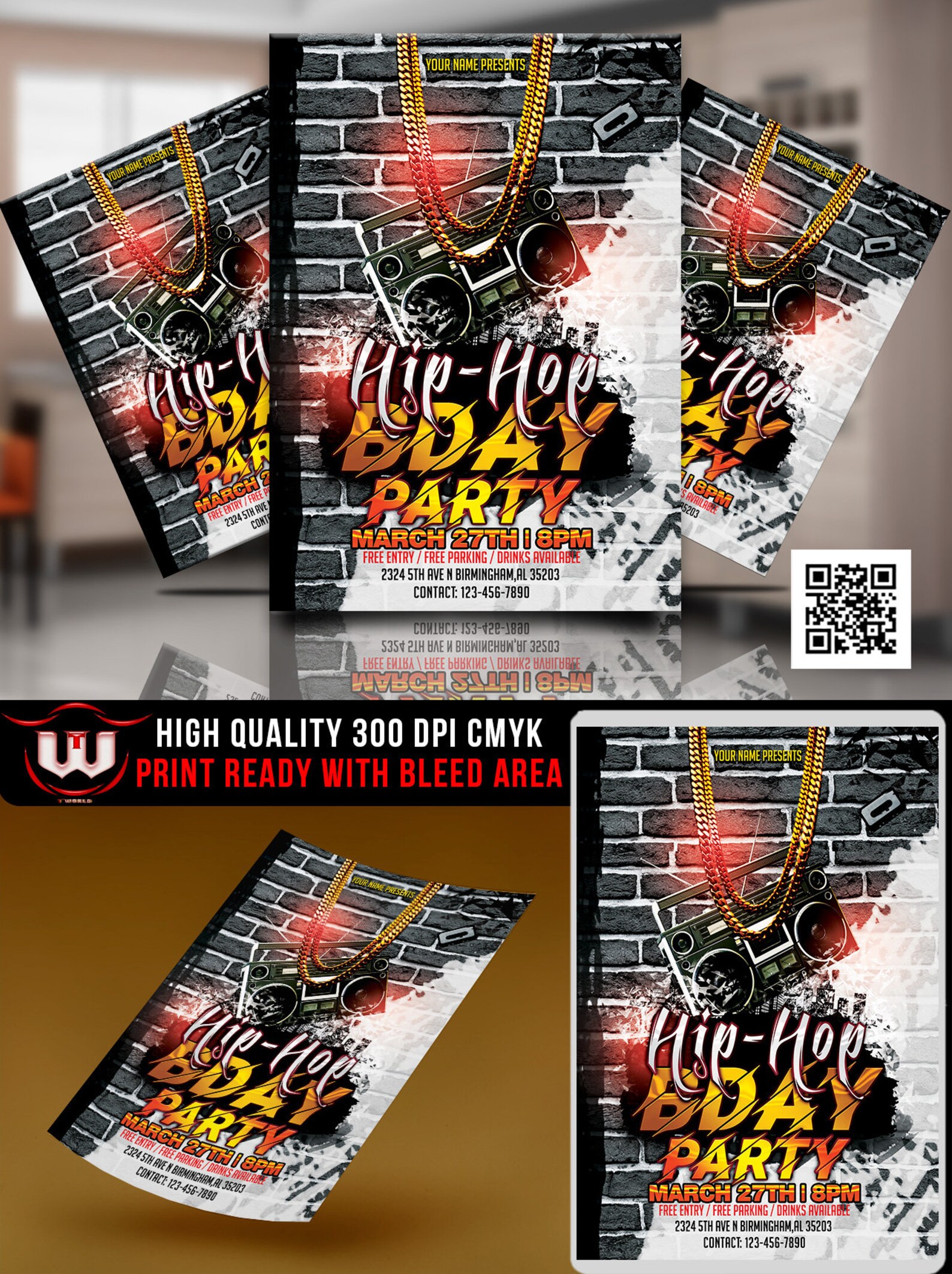 Hip Hop Birthday Invitation Hip Hop Party Invitation 90s Old | Etsy