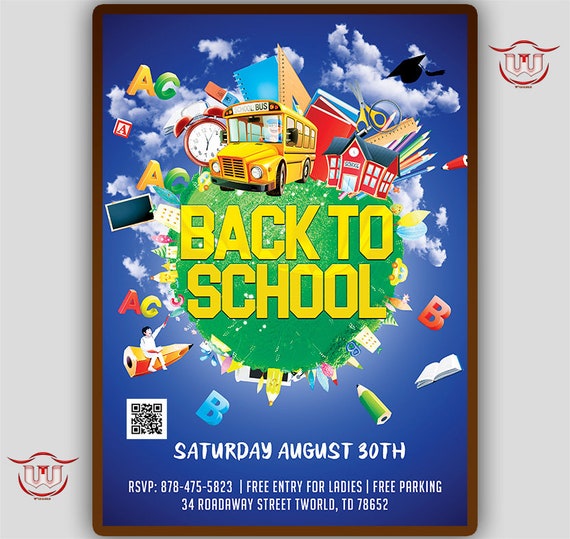 Back 2 School Party Flyer