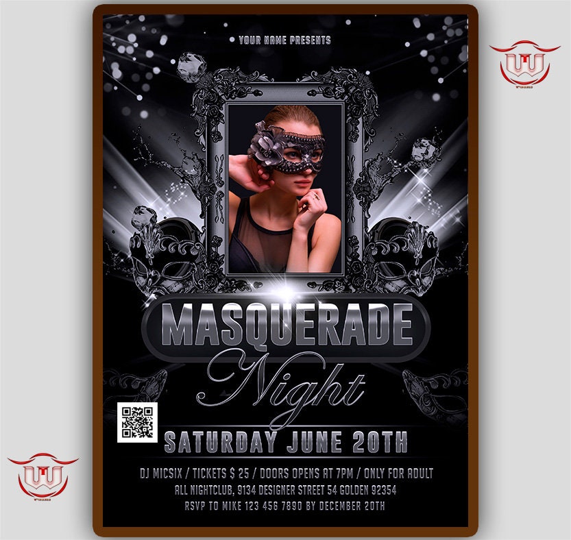 Blank party flyer backgrounds