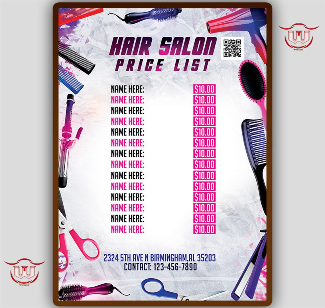 Hair Salon Price List How do you Price a Switches?