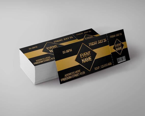 Billets Vip Billet D Invitation Billet Etsy France