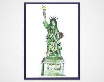 Light of Liberty Holiday Card