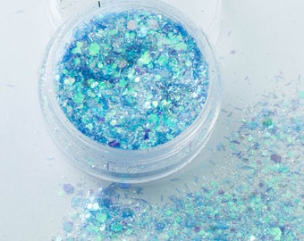 Ice Queen (CM36) Chunky Mixed Glitter - Festival Dance Costume Wax Melt Slime