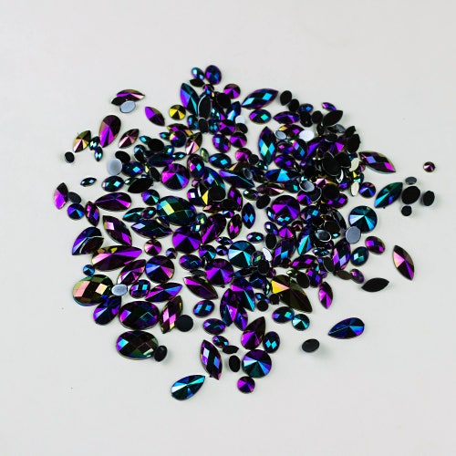 A6 Emerald Green Loose Festival Face Gems Jewels Mix Glitter Etsy
