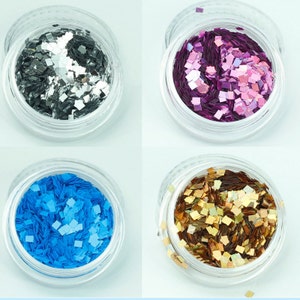 SQUARE Chunky Glitter - Costume de danse festival Wax Melt Slime
