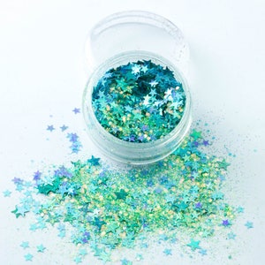 Forget Me Not (CM58) Chunky Mixed Glitter - Costume de danse de festival Wax Melt Slime