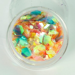 Caribbean Crush (SC30) Super Chunky Glitter Mix - Festival Dance Costume Wax Melt Slime