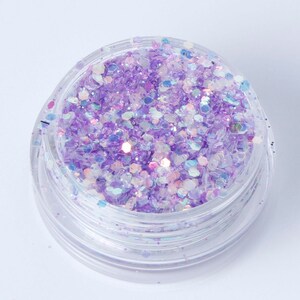 Lilas (mix 14) Chunky Glitter Mix - Festival Dance Costume Wax Melt Slime