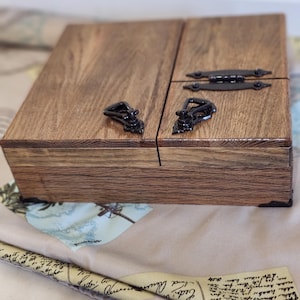 Half a Vanity Oak Box