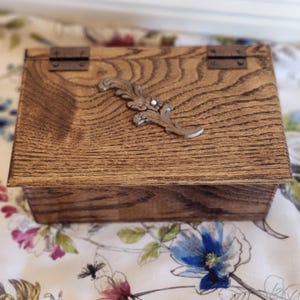 Solid Oak Wood Box