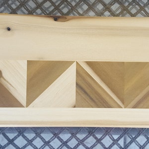 Handmade wooden trinket box