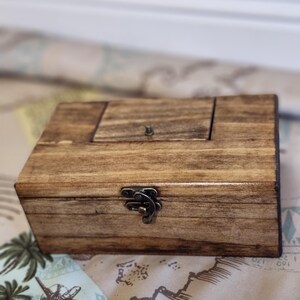 A Lid within a Lid Pine Wood Box