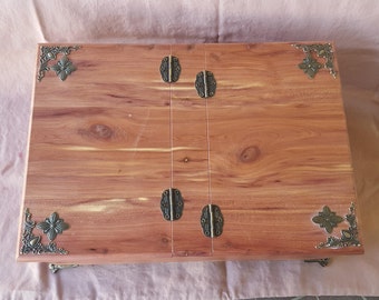 Handmade Picnic Basket Jewelry Box