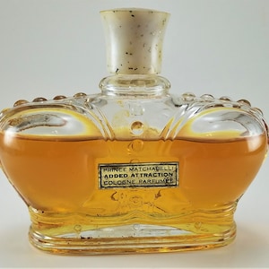 Matchabelli Added Attraction Vintage Perfume Discontinued Rare Collectible Crown Bottle Hard To Find