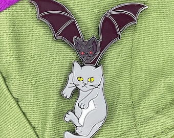Bat & Cat (Gray)