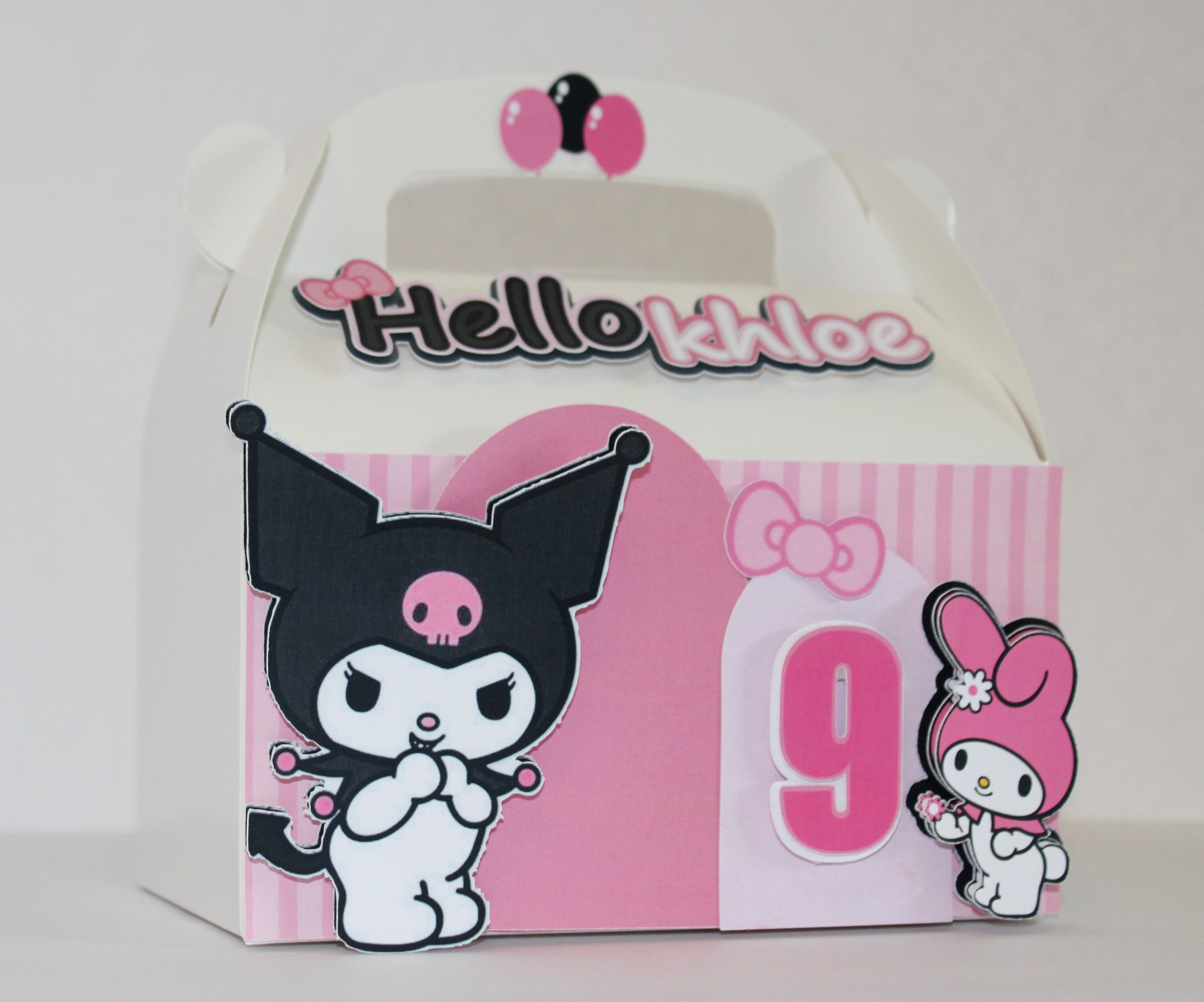 Hello Kitty Gable Box, Hello Kitty Birthday Favor Boxes - Etsy