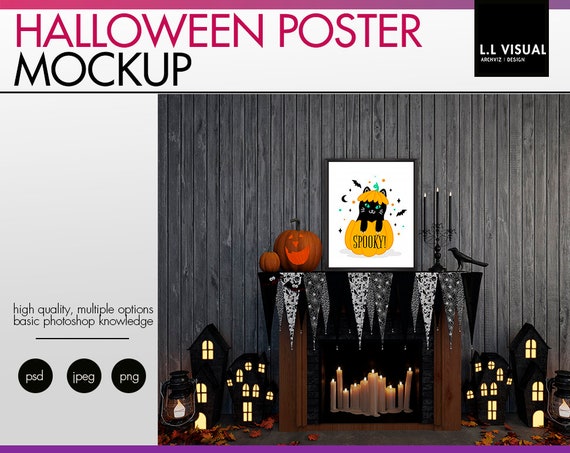 Halloween Frame Mockup Poster Mockup 8x1224x36 Frame Mockup Halloween Frame Mockup Poster Mockup 8x1224x36 Frame Mockup