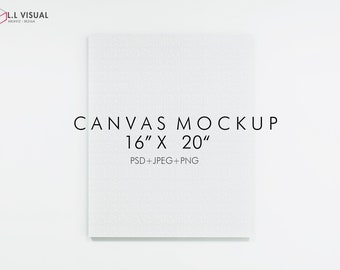 Psd Canvas Mockup Etsy