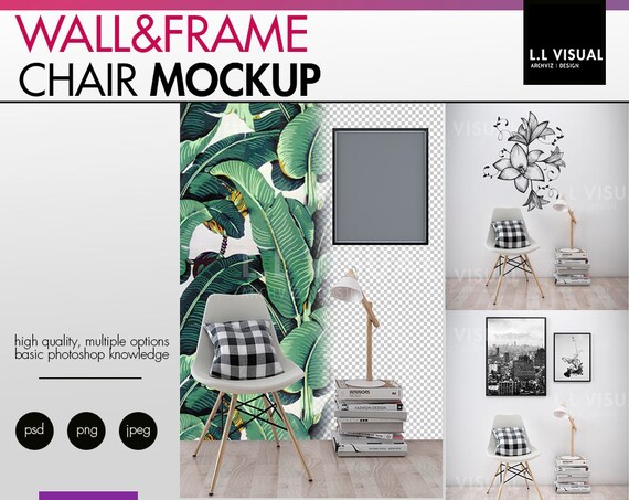 Room Mockup Wall And Frame Mockup Styled Stockphotography
