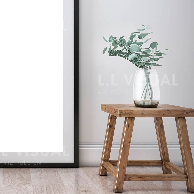 Download Frame Mockup 8x10 / 16x20 Vertical Digital Black Frame | Etsy