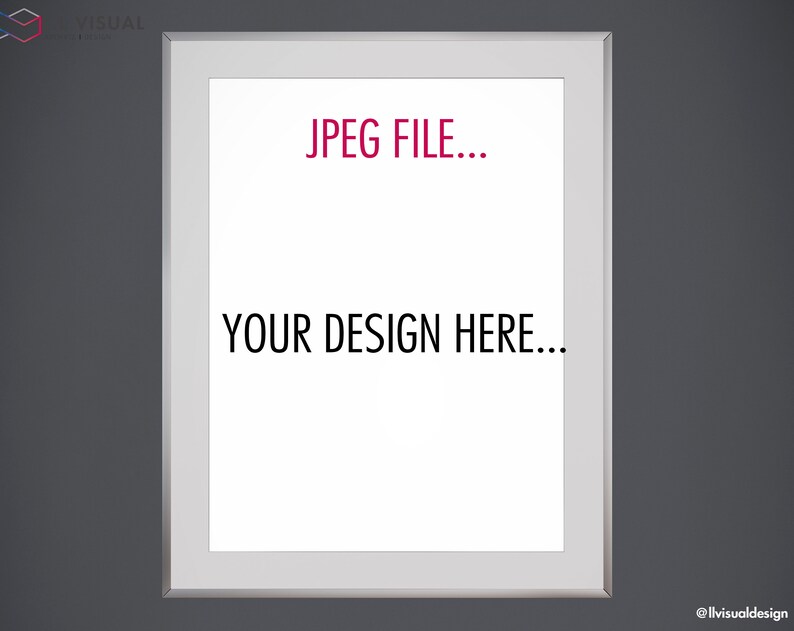 9x12 /18x24 Movable Frame Mockup Styled Stock Photography