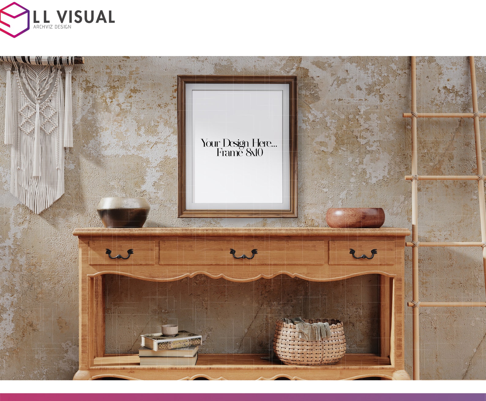 Download Frames Mockups Kit 8x10 and 11x17 Stock Photography Boho | Etsy