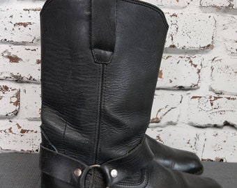 mens suede cowboy boots uk