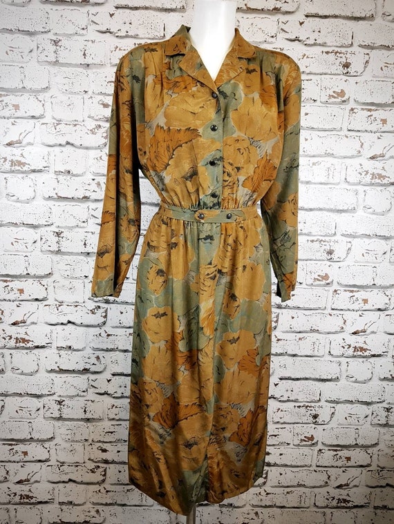 rustic floral dress