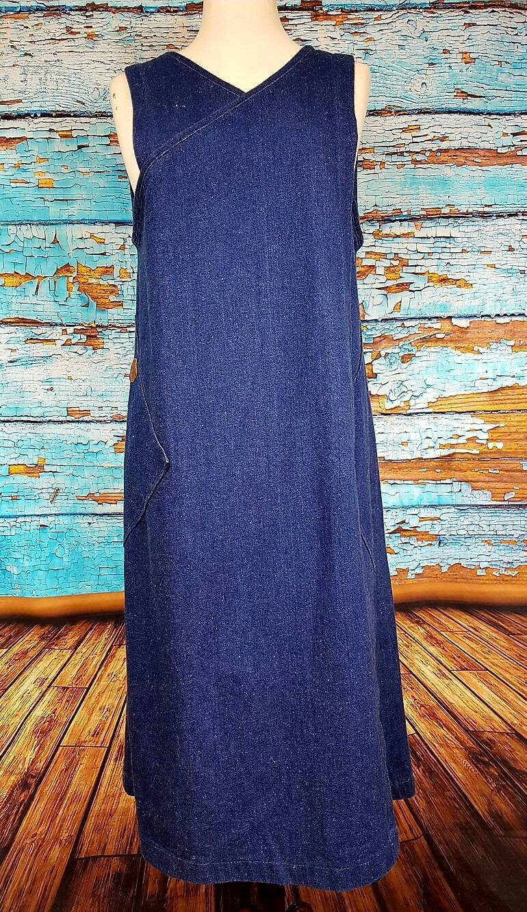 Image of Amazing S Overall Denim Dress, Size  To