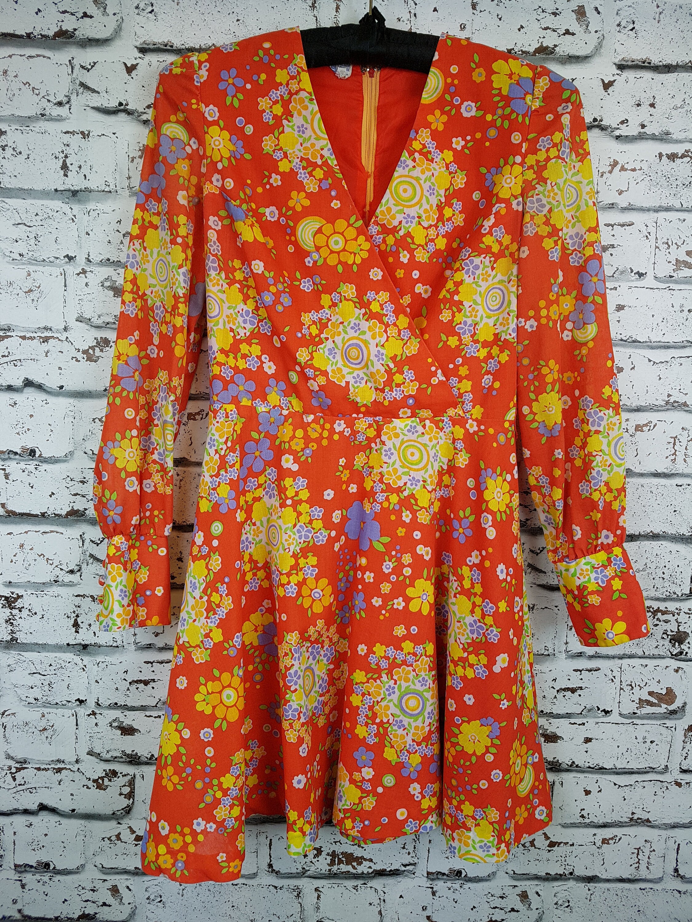 Image of Cute S/S Floral Dress, Size  To