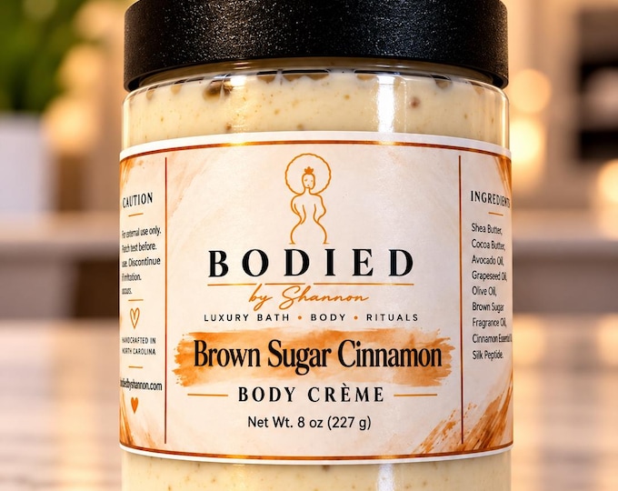Brown Sugar Cinnamon Body Crème | Whipped Body Butter