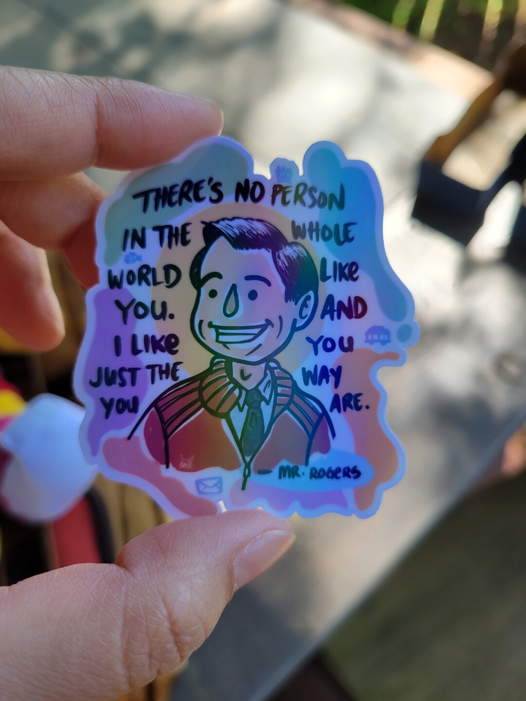 Mr. Rogers Sticker Mr. Rogers' Neighborhood Won't You Be My Neighbor ...
