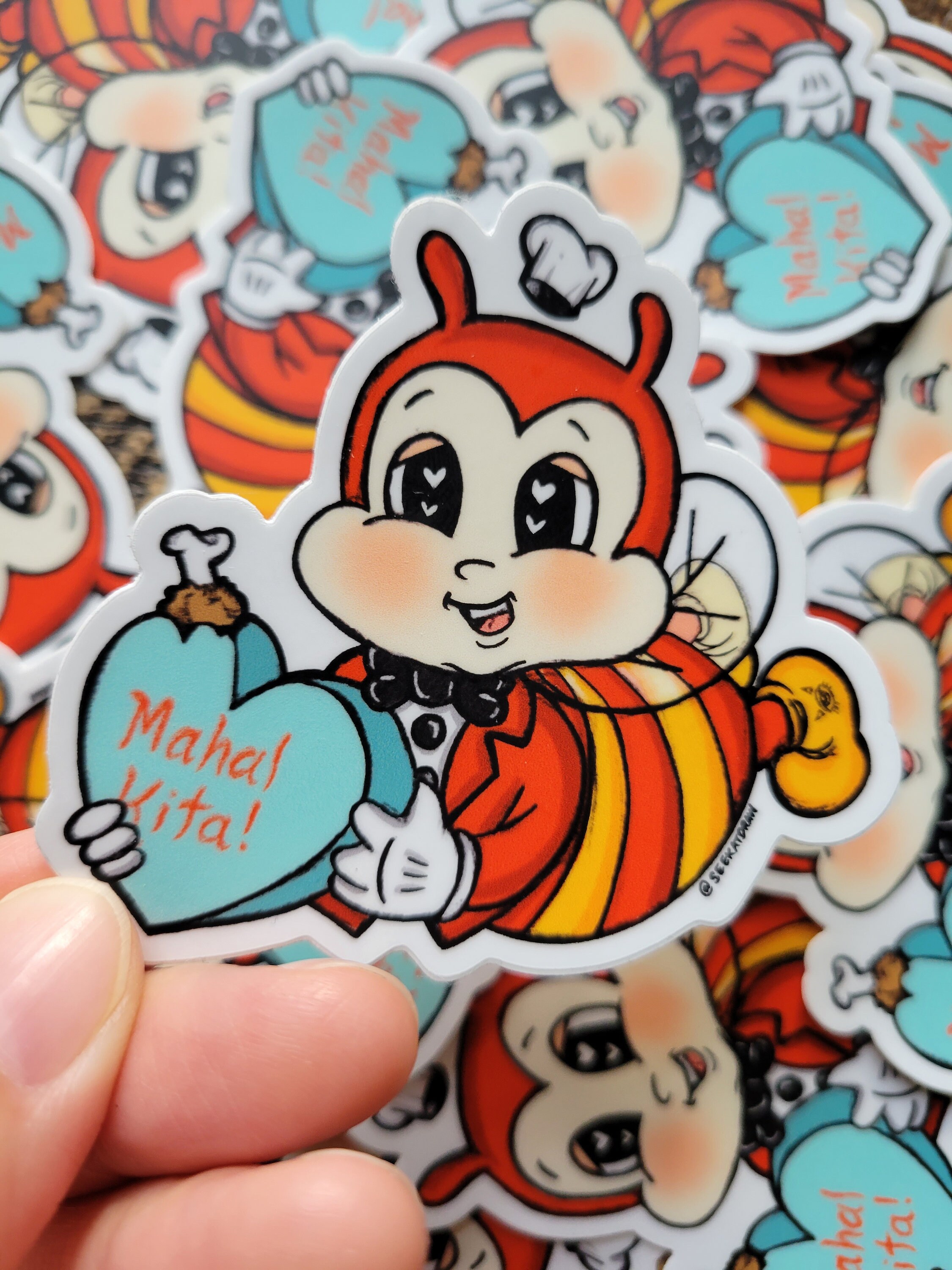Jollibee Sticker mahal Kita Jollibee Chicken Etsy