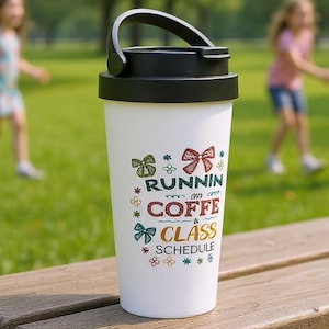 Personalized Teacher Travel Mug , Back to School Gift, Stainless Steel Gift, School Staff Gift, In Car Coffee Mug