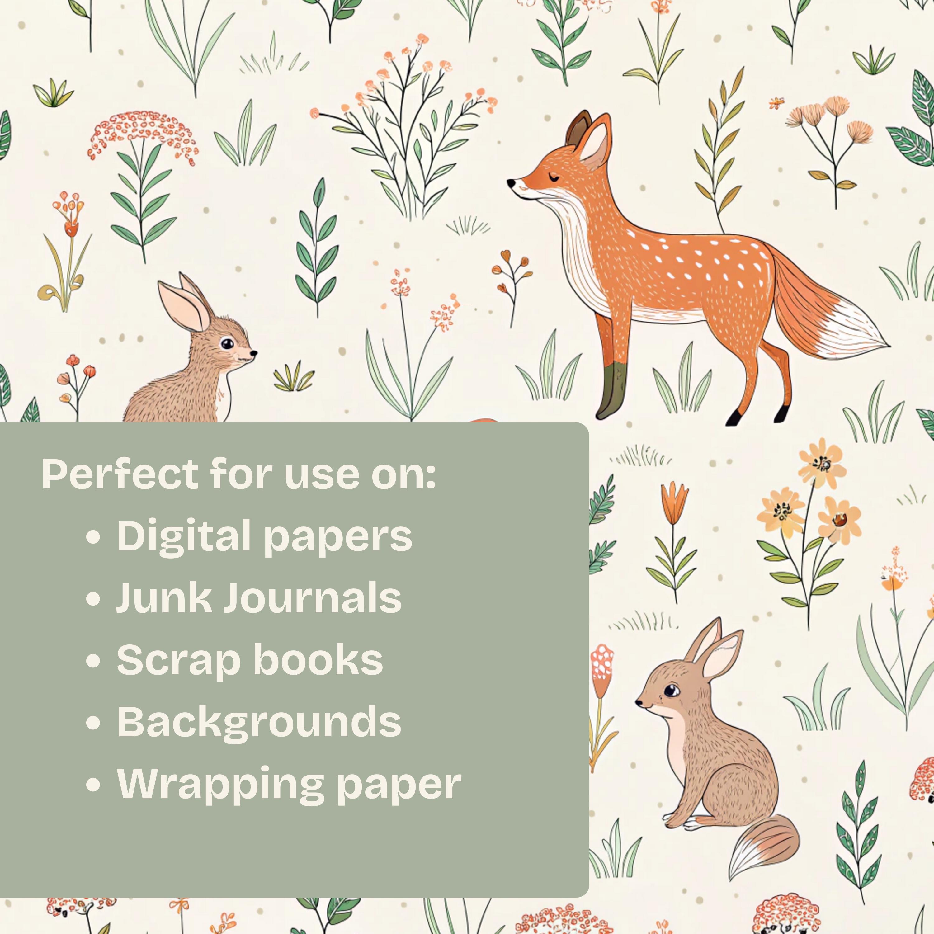 Vintage Nursery Wallpaper, Antique Children's Patterns (digital Paper ...