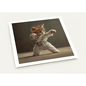 Pacote com 10 cartões de felicitações em branco, cartões personalizados de aniversário e agradecimento, notas para amantes de gatos, papelaria ecológica, melhoras, gatinho