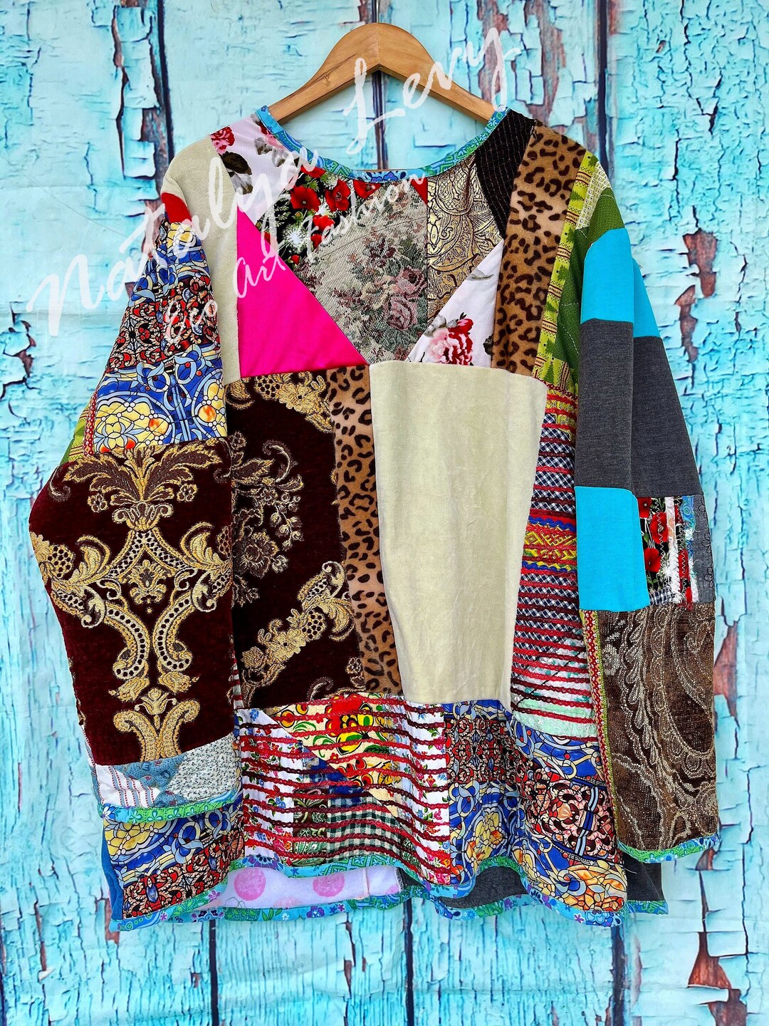 Upcycled Oversized Buggy Patchwork Sweatshirt - Etsy