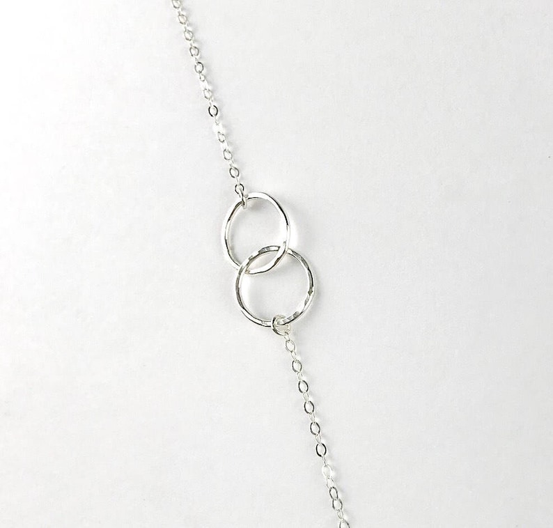 Friendship bracelet Gift for her Infinity bracelet Gold filled or Sterling silver Gift Eternity bracelet Unity link bracelet Dainty