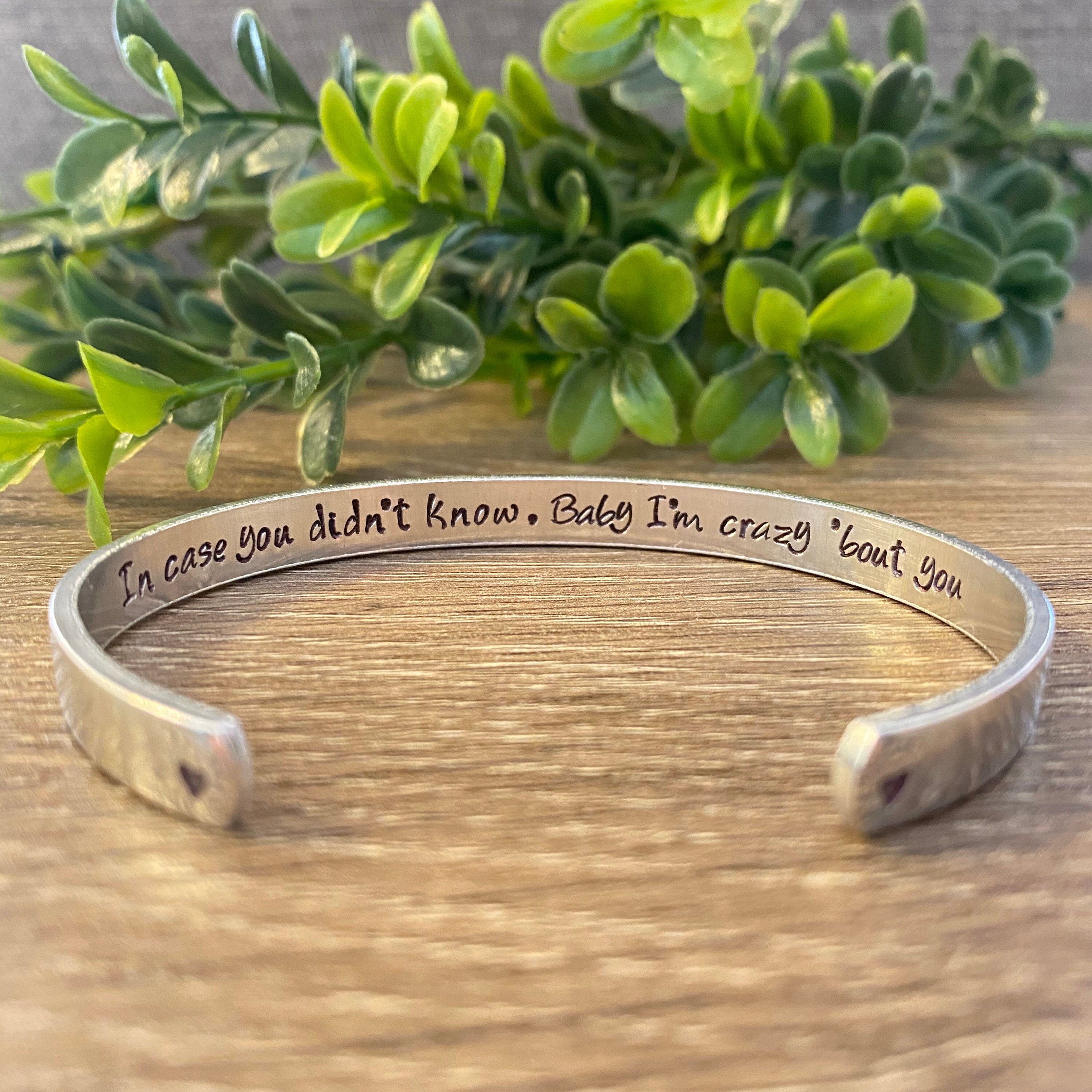 Brett Young In Case You Didnt Know Bracelet Song Lyrics Etsy