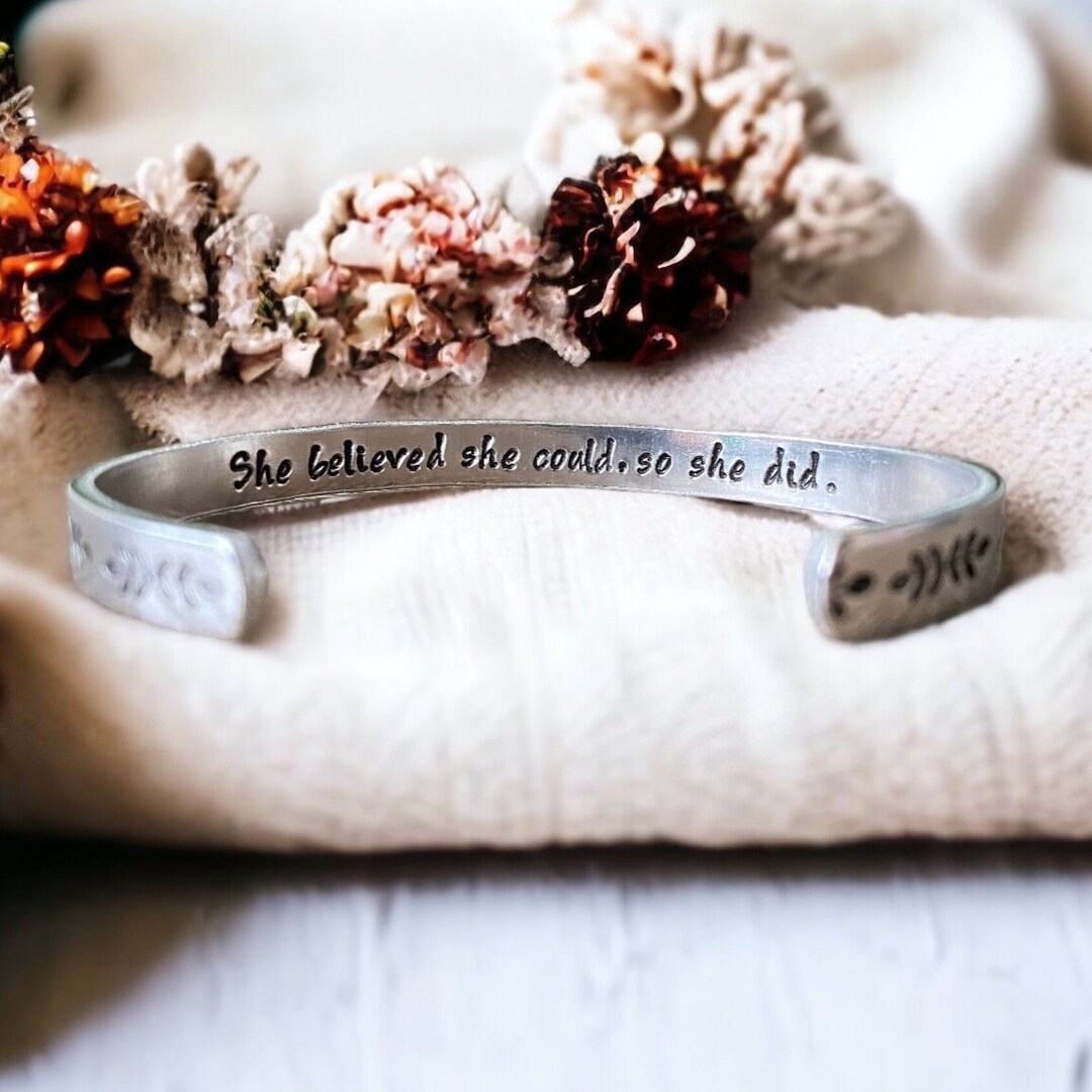 She Believed She Could so She Did Bracelet, High School