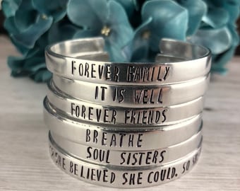 Personalized Engraved Gift, Customized Bracelet, Gift for Best Friend, Graduation Gift for Her High School College University Class of 2022